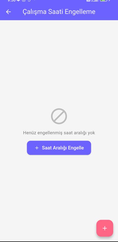 Engellenmiş saat listesi